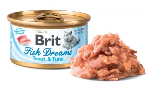 Brit Cat konz Brit Fish Dreams Trout & Tuna 80g